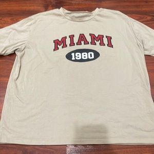 Miami 1980 Tan shirt